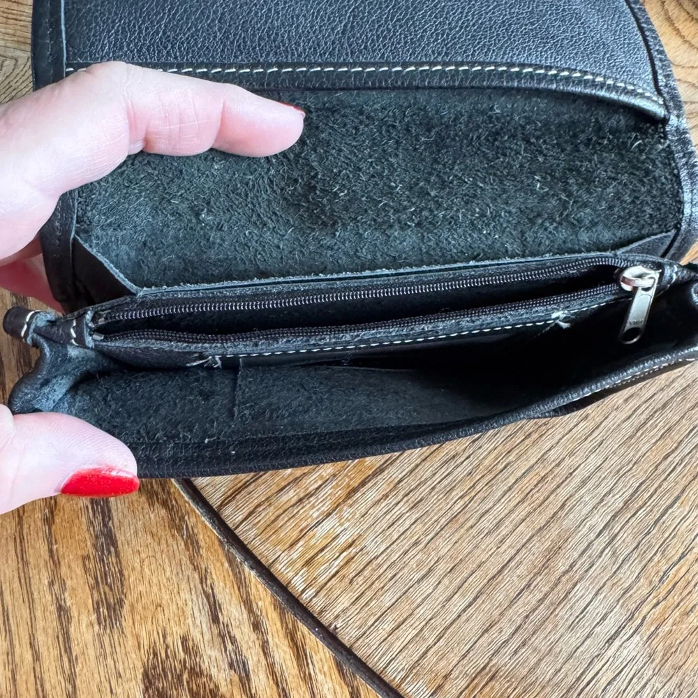 Harley-Davidson Black Leather Clutch - Picture 3 of 6